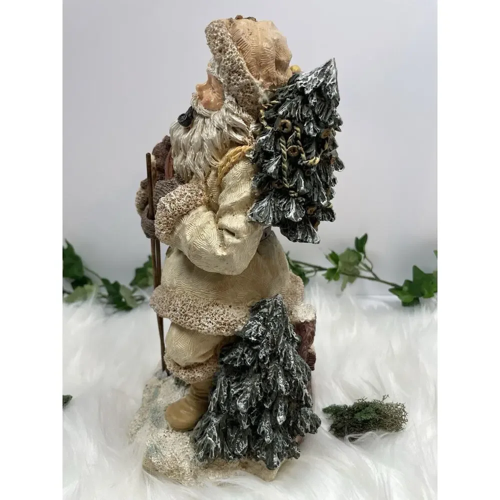 Vintage Old World Santa Resin Figure 11.5” Tall x 6” Wide